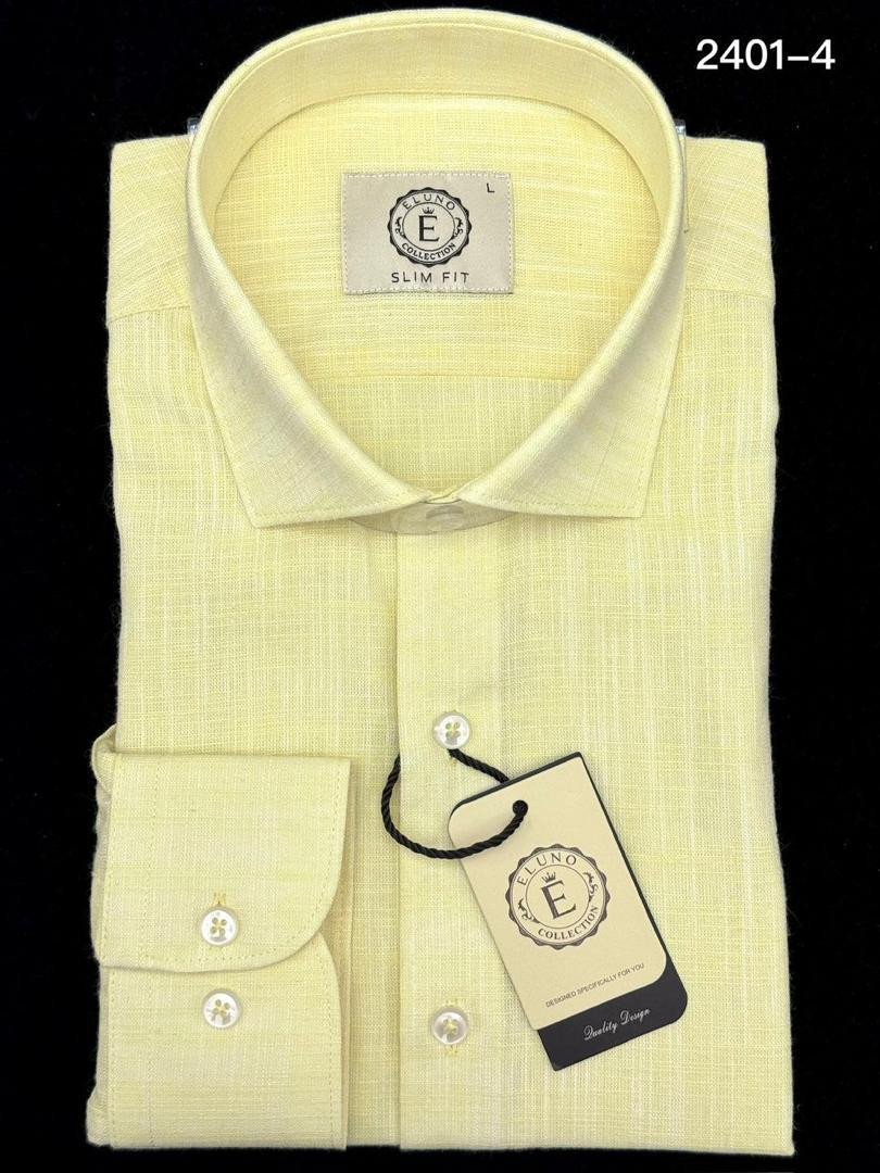 Camisa social amarelo CSA-007