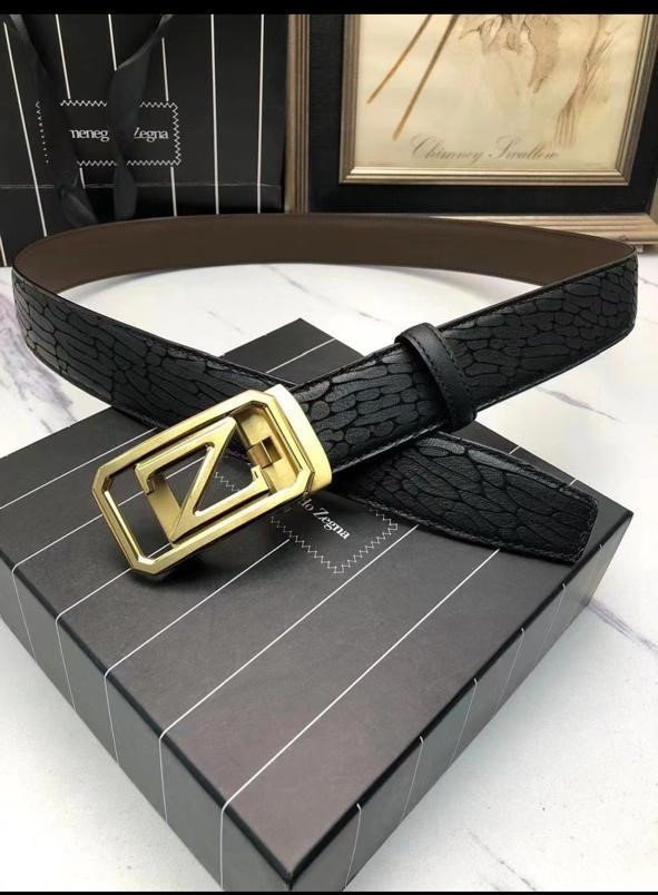 CINTO ZEGNA COR PRETA-CTZP07#