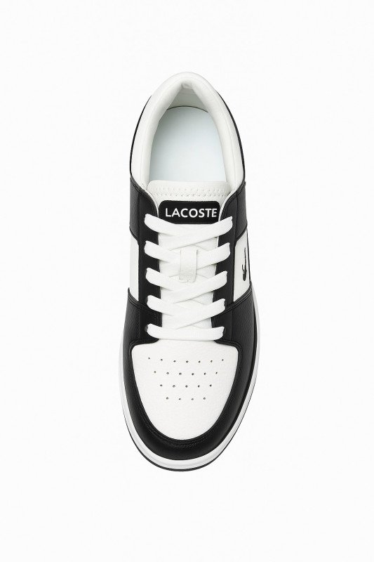 Ténis da Lacoste branco e preto  TLBP-008
