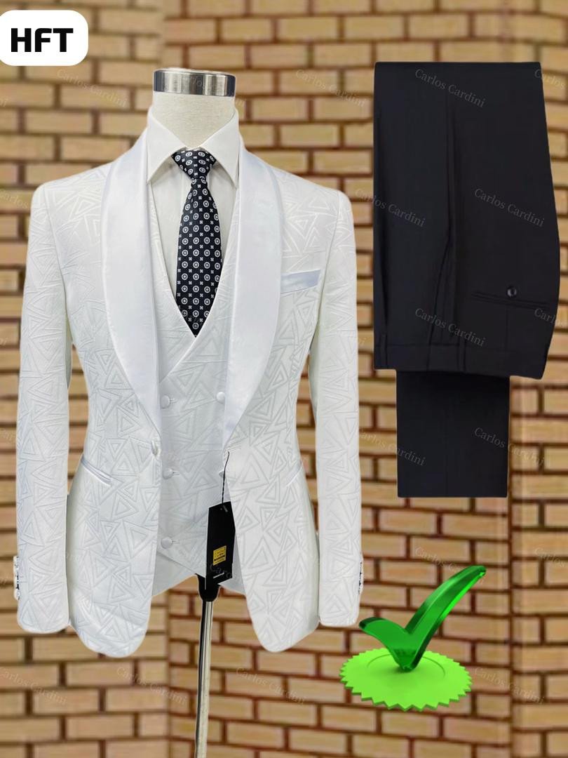 TERNO BRANCO E CALÇA PRETA-#TBCP02#