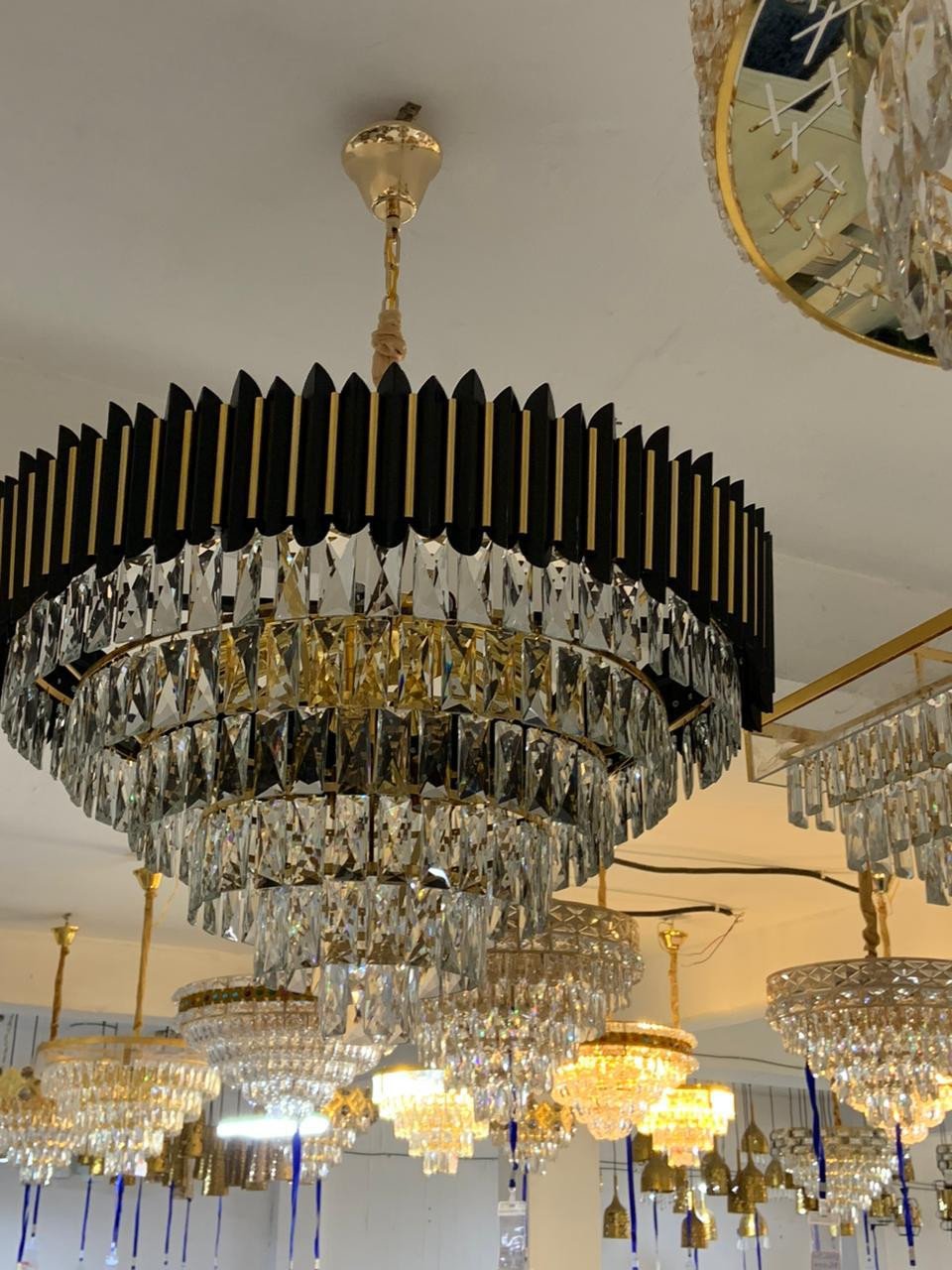 Candeeiro  dourado Para Sala CDPS-004