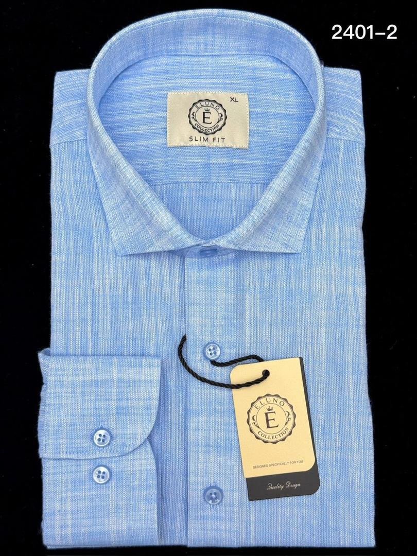 Camisa social azul bebé  CAB-001